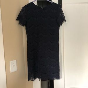 Navy blue lace dress